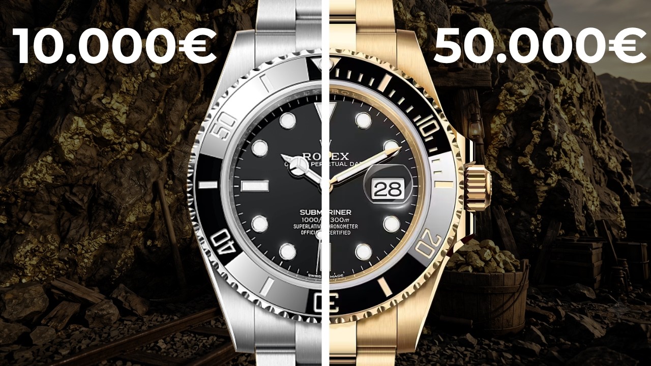 ¿Por qué los relojes de oro son tan caros? ¡No es por el precio del oro!
